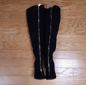 Over the Knee Suede like boots